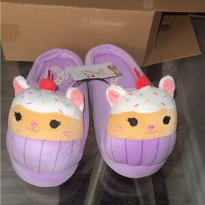 Squishmallows Purple Slippers